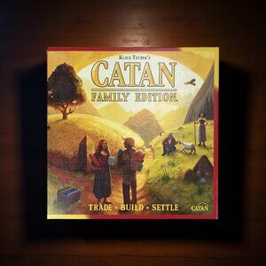 Settlers of Catan Family Edition Board Game Klaus Teuber, Complete